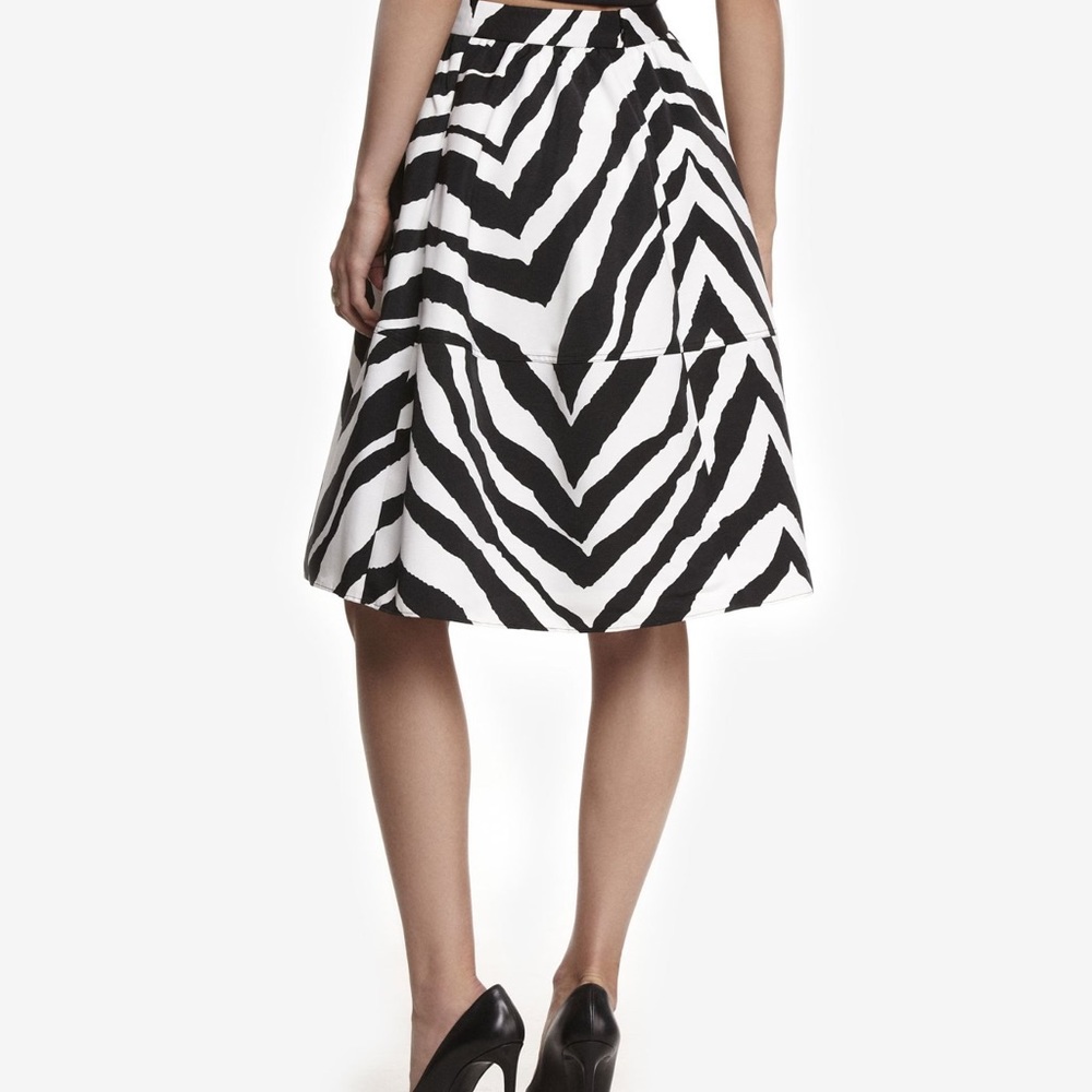 Express Zebra print skirt